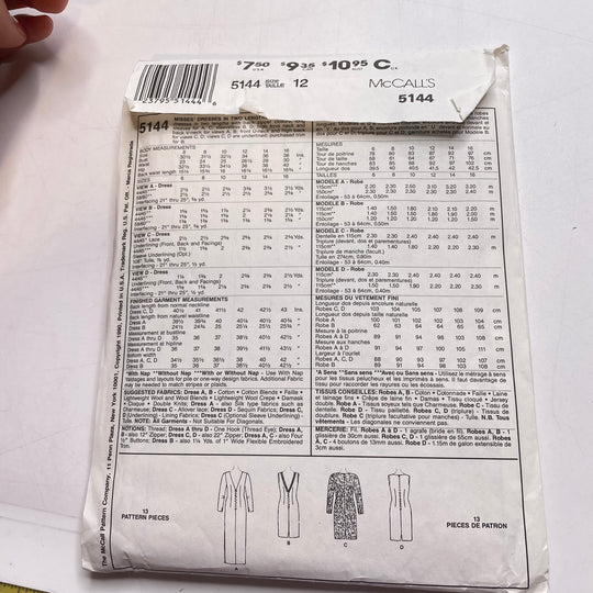 Sewing Pattern - Womenswear - McCall&
