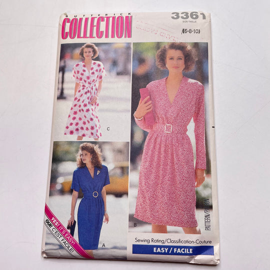 Sewing Pattern - Womenswear - Butterick 3361
