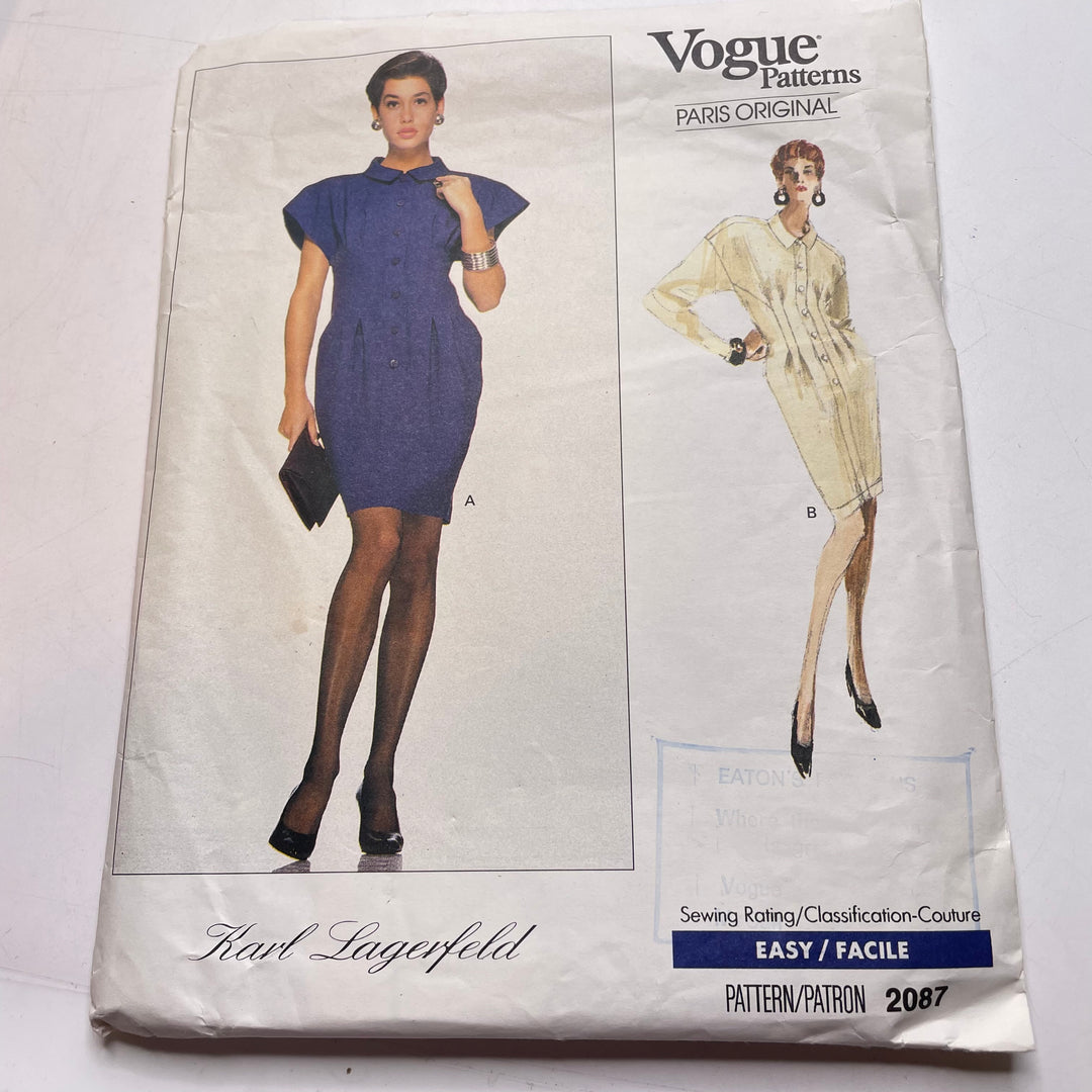 Sewing Pattern - Womenswear - Vogue 2087