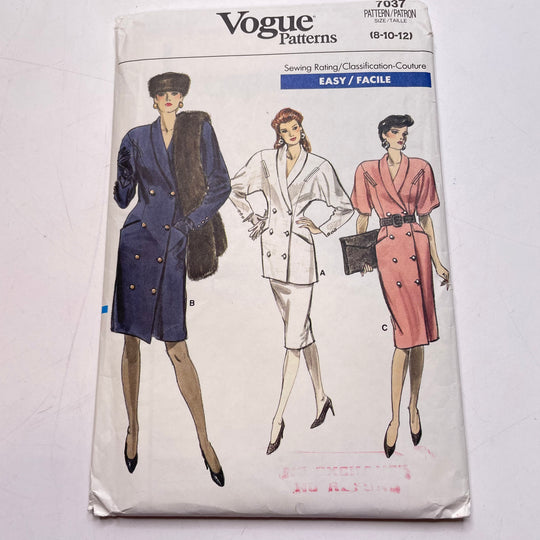 Sewing Pattern - Womenswear - Vogue 7037