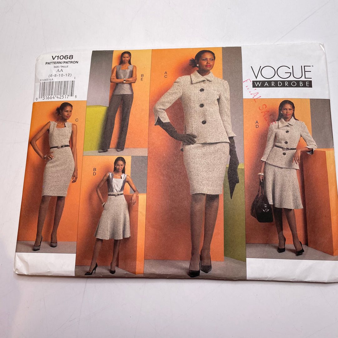 Sewing Pattern - Womenswear - Vogue V1068