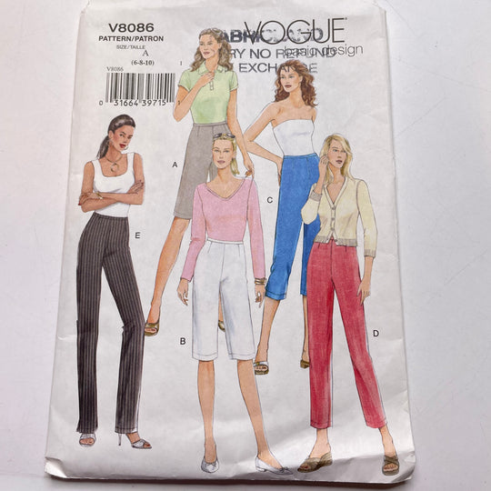 Sewing Pattern - Womenswear - Vogue V8086