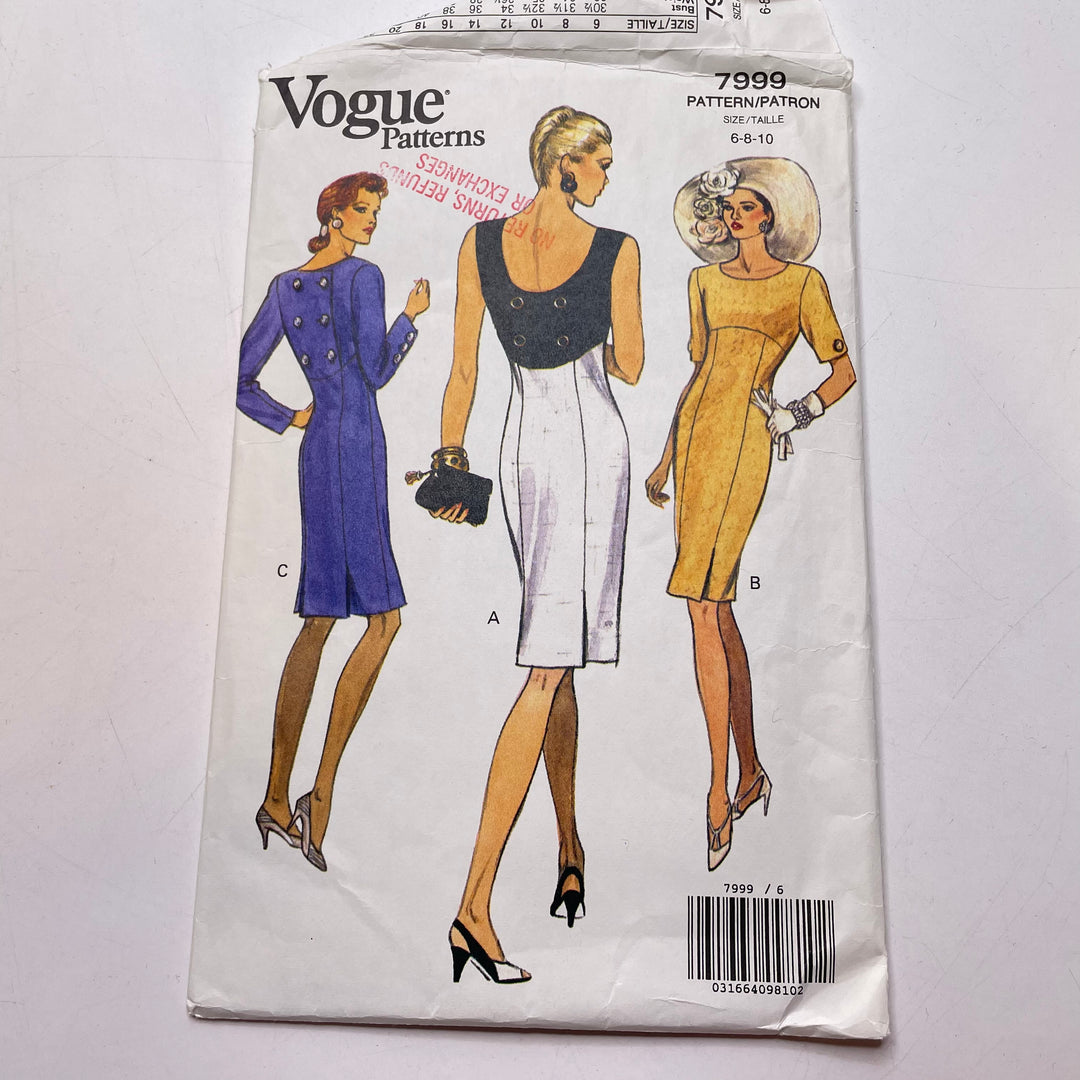 Sewing Pattern - Womenswear - Vogue 7999