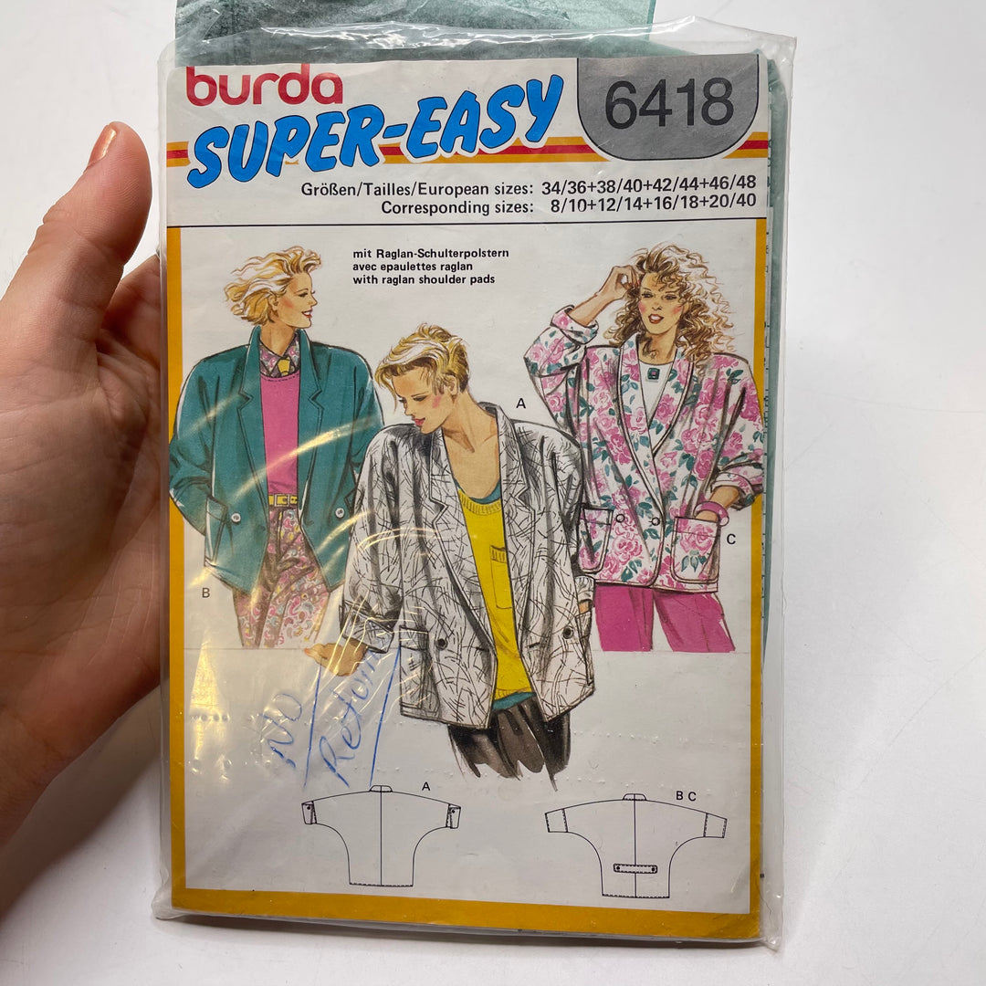 Sewing Pattern - Womenswear - Burda 6418