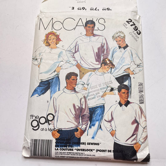 Sewing Pattern - Unisex - McCall&