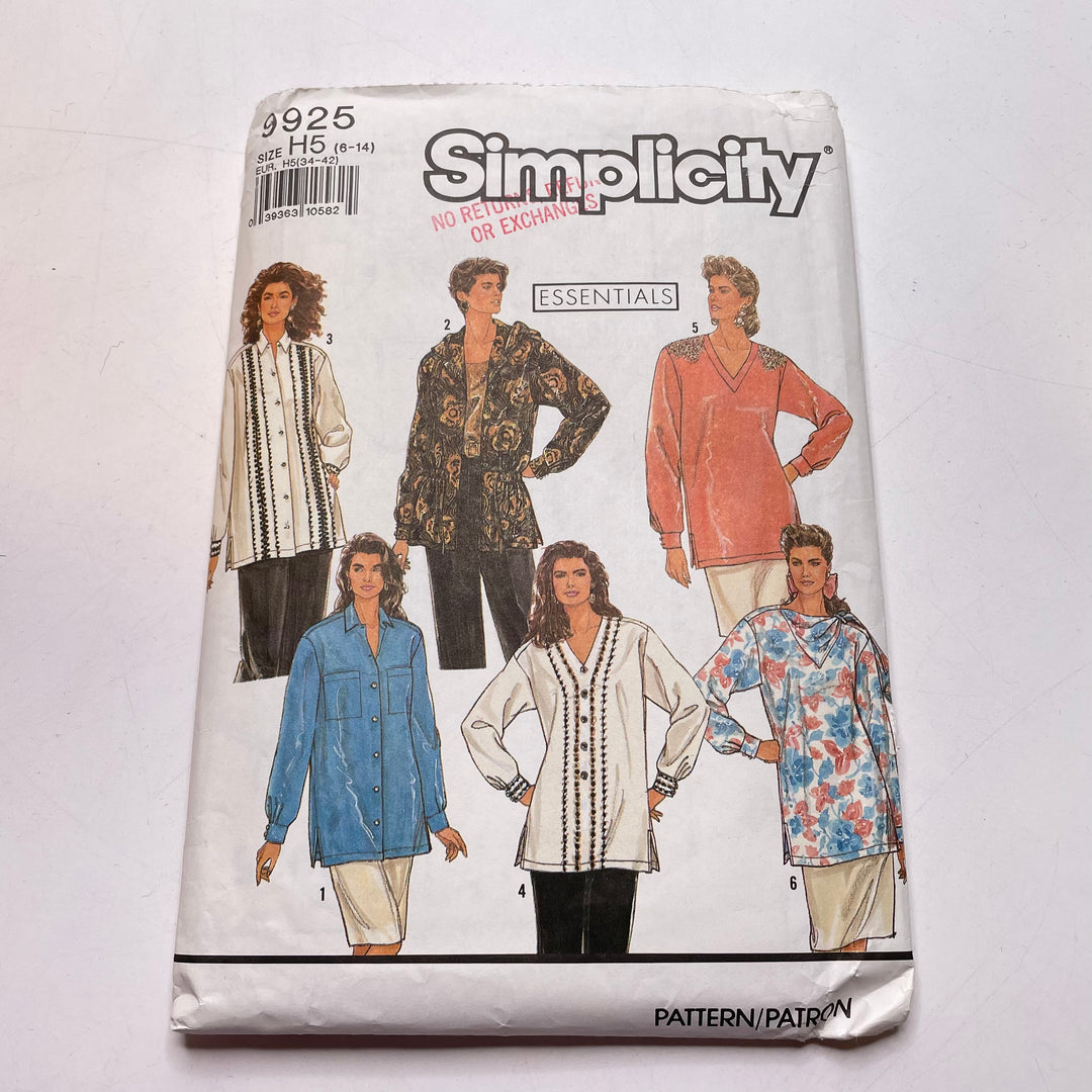 Sewing Pattern - Womenswear - Simplicity 9925