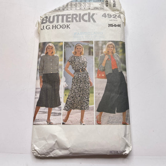 Sewing Pattern - Womenswear - Butterick 4924