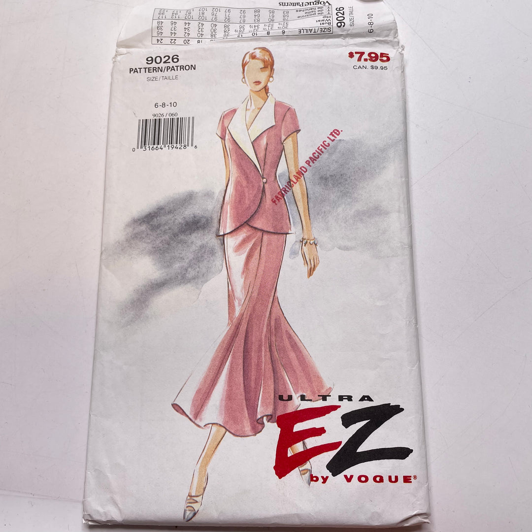 Sewing Pattern - Womenswear - Vogue 9026