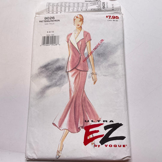 Sewing Pattern - Womenswear - Vogue 9026