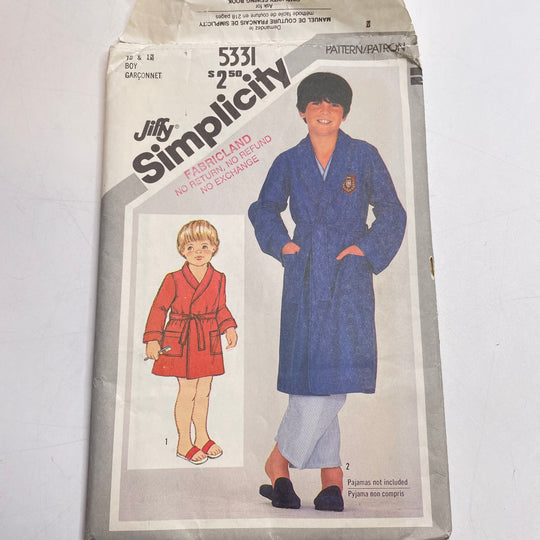 Sewing Pattern - Junior - Simplicity 5331