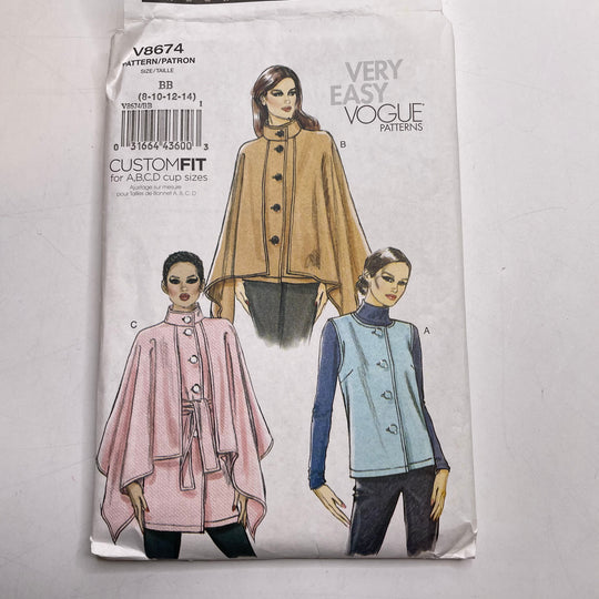 Sewing Pattern - Womenswear - Vogue V8674