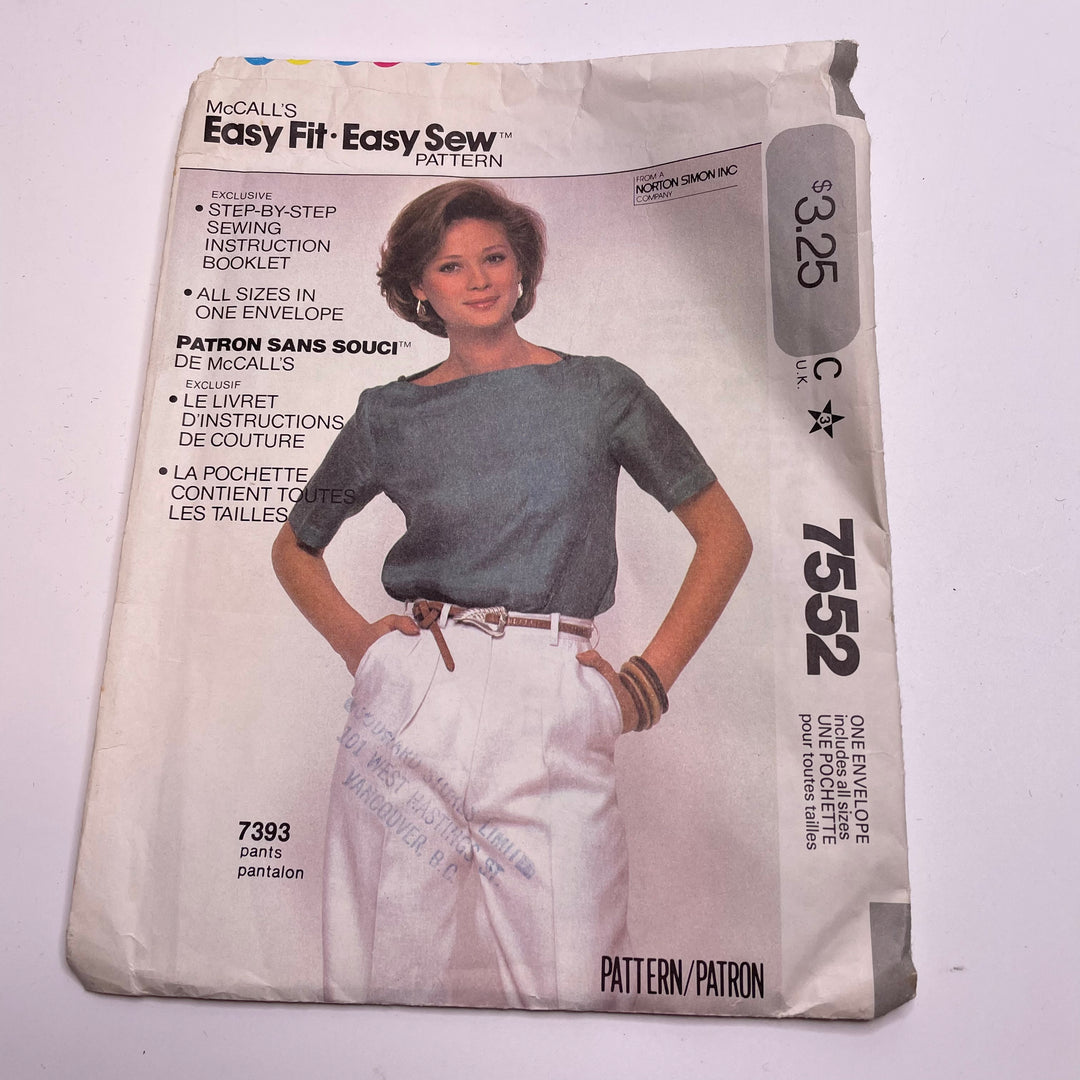 Sewing Pattern - Womenswear - McCall&