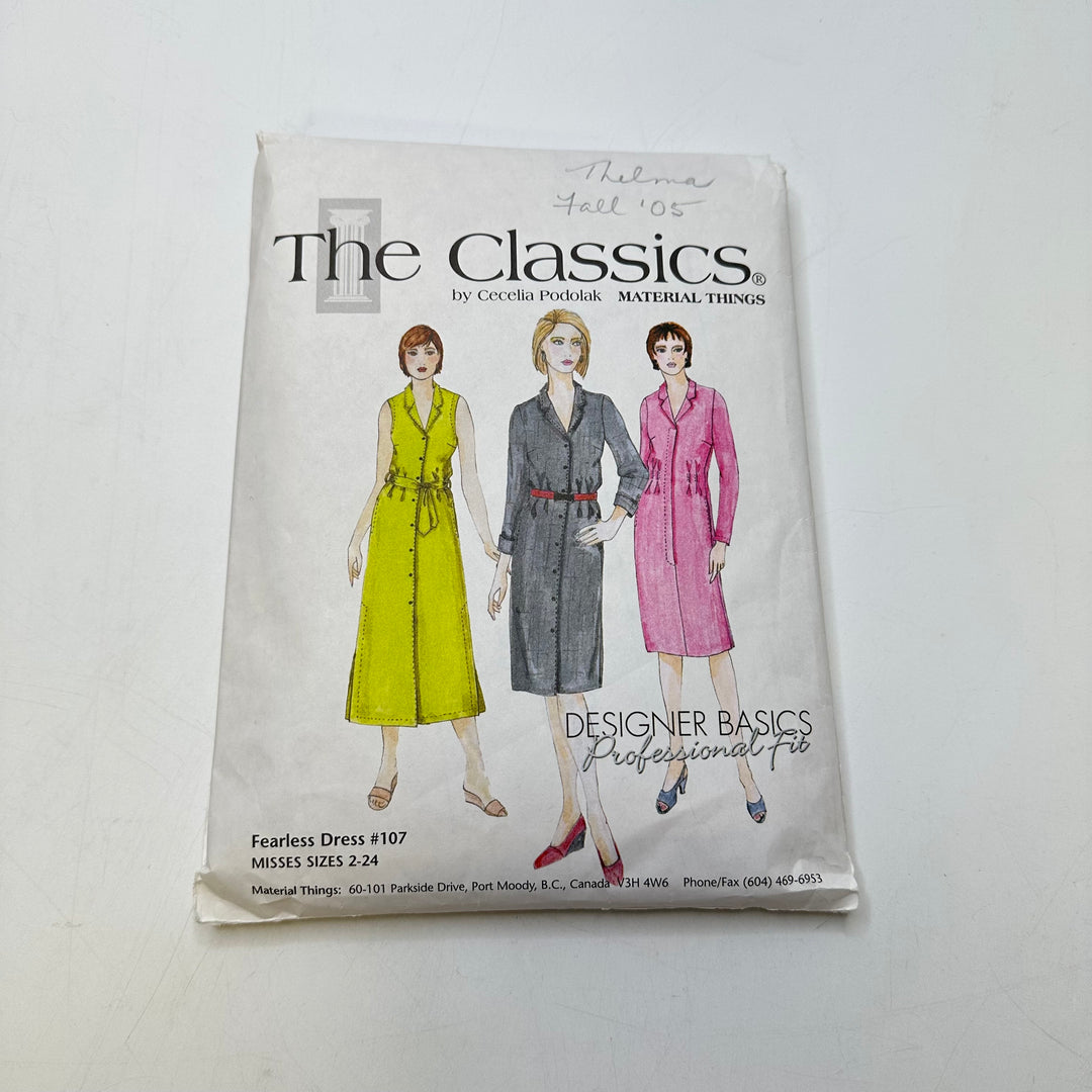 Sewing Pattern - Womenswear - Cecelia Podolak 107