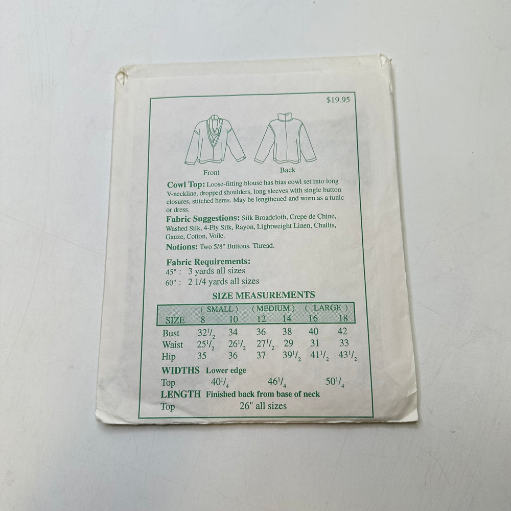 Sewing Pattern - Womenswear - The Sewing Workshop