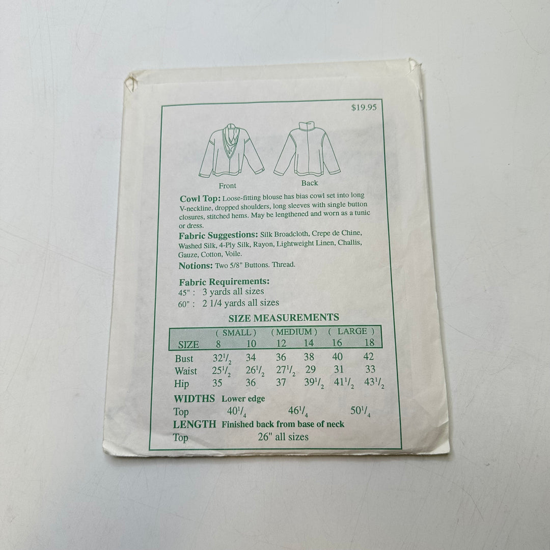 Sewing Pattern - Womenswear - The Sewing Workshop