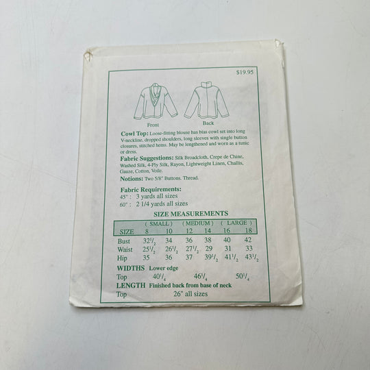 Sewing Pattern - Womenswear - The Sewing Workshop