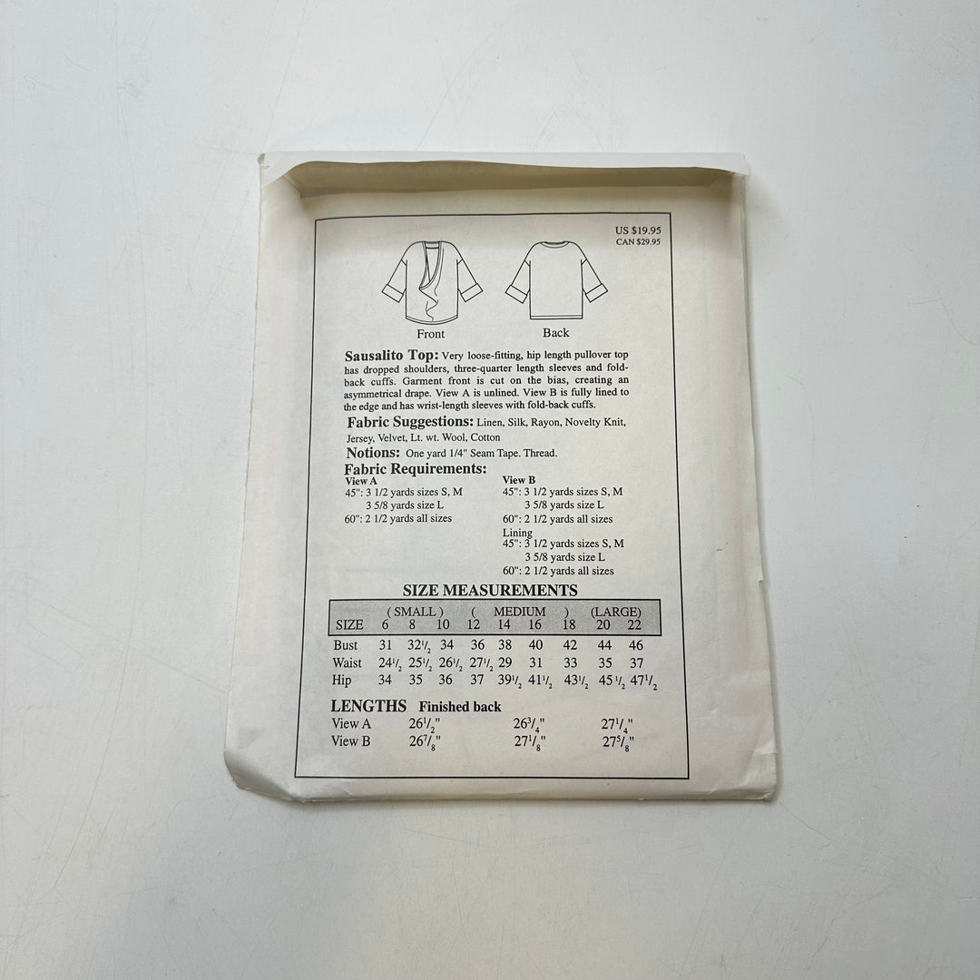 Sewing Pattern - Womenswear - The Sewing Workshop