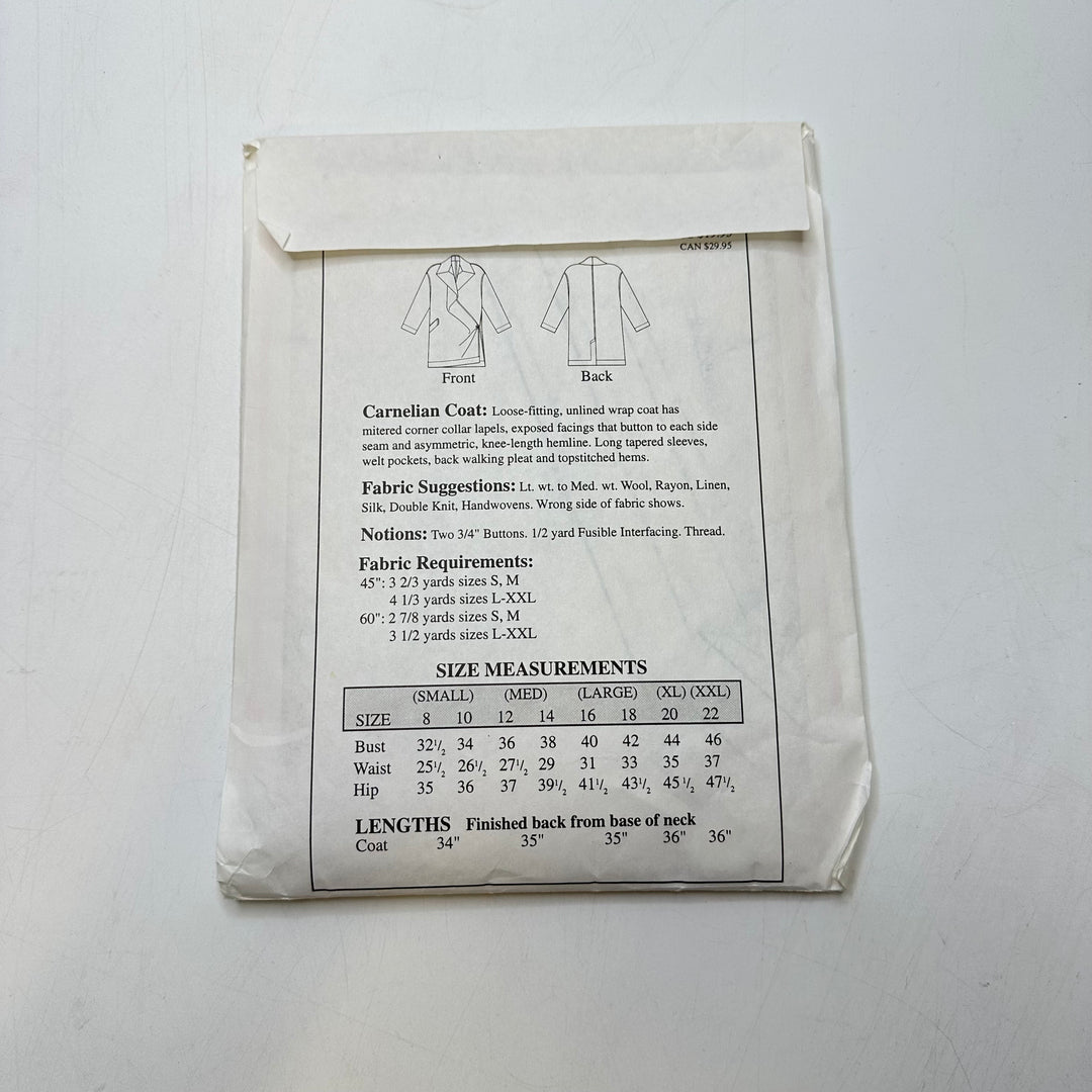 Sewing Pattern - Womenswear - The Sewing Workshop