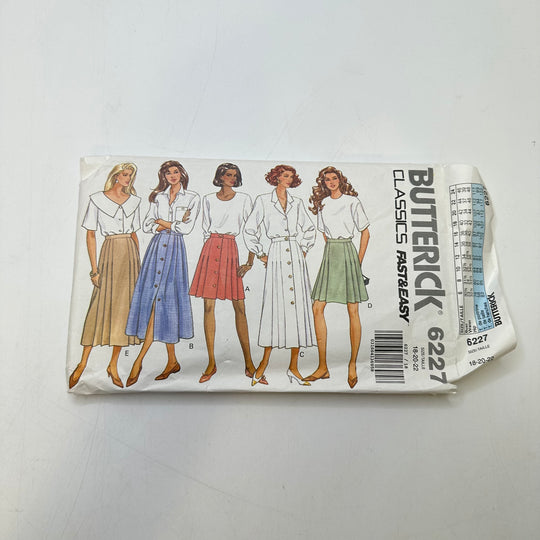 Sewing Pattern - Womenswear - Butterick 6227