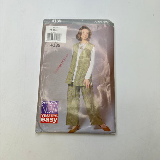 Sewing Pattern - Womenswear - Butterick 4135