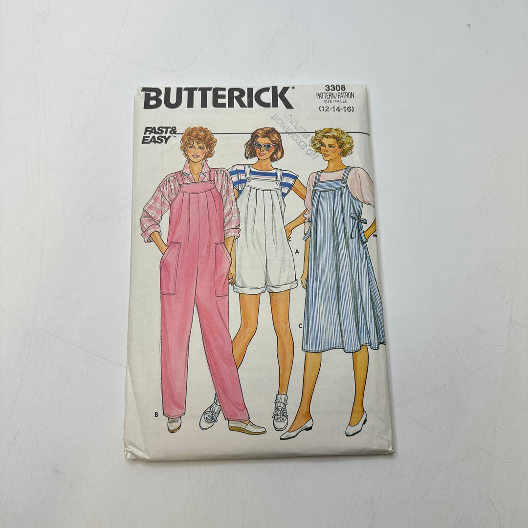 Sewing Pattern - Womenswear - Butterick 3308