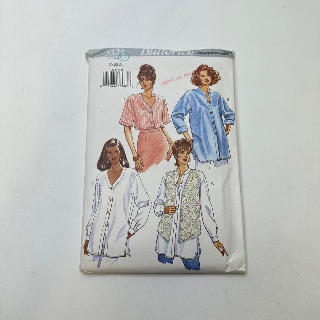 Sewing Pattern - Womenswear - Butterick 3324