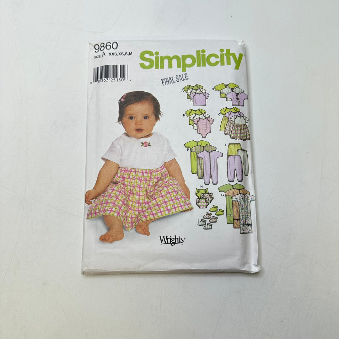 Sewing Pattern - Childrenswear - Simplicity 9860