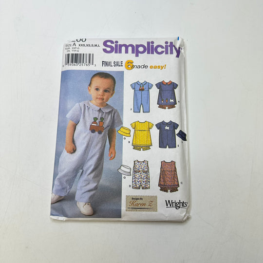 Sewing Pattern - Childrenswear - Simplicity 7200