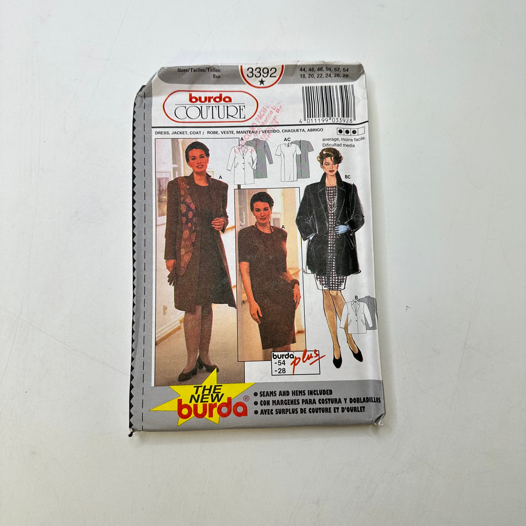 Sewing Pattern - Womenswear - Burda 3392