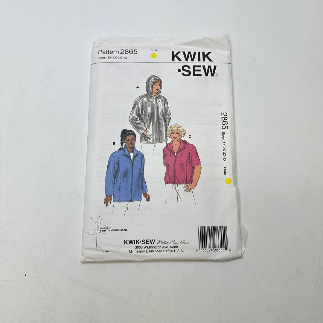 Sewing Pattern - Womenswear - Kwik Sew 2865
