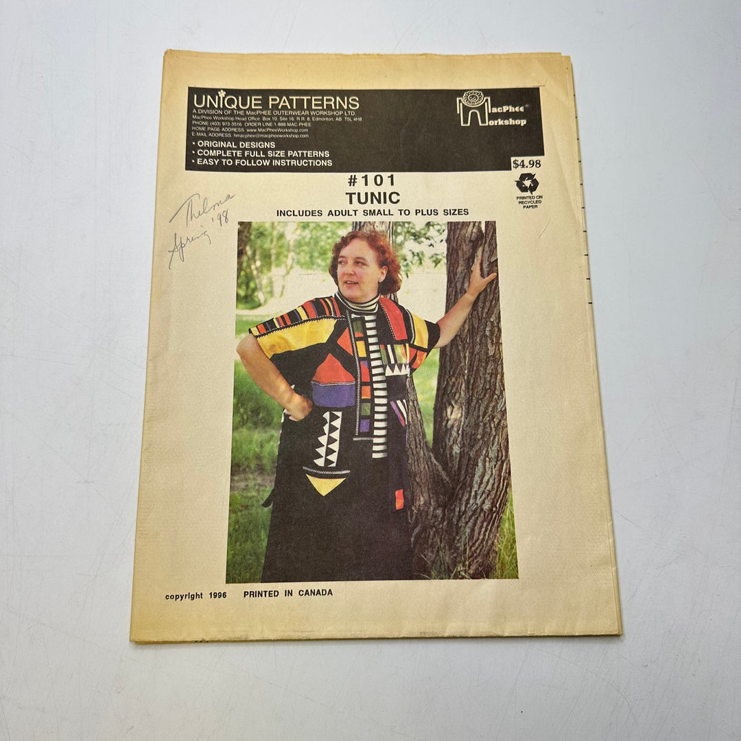 Sewing Pattern - Womenswear - MacPhee 101