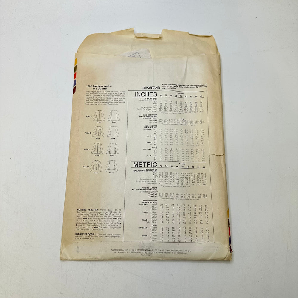 Sewing Pattern - Womenswear - Stretch & Sew 1032