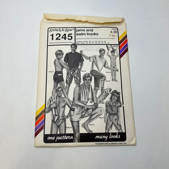 Sewing Pattern - Unisex - Stretch &amp; Sew 1245
