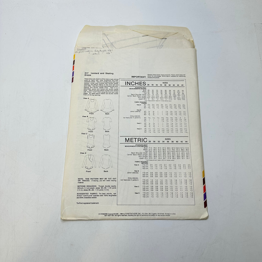 Sewing Pattern - Womenswear - Stretch & Sew 317