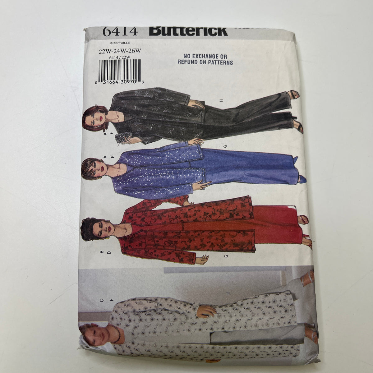 Sewing Pattern - Womenswear - Butterick 6414