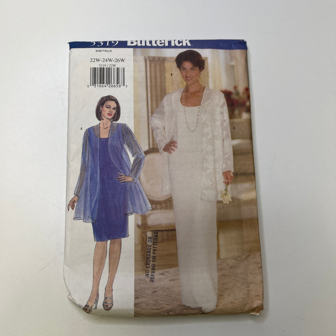 Sewing Pattern - Womenswear - Butterick 5319