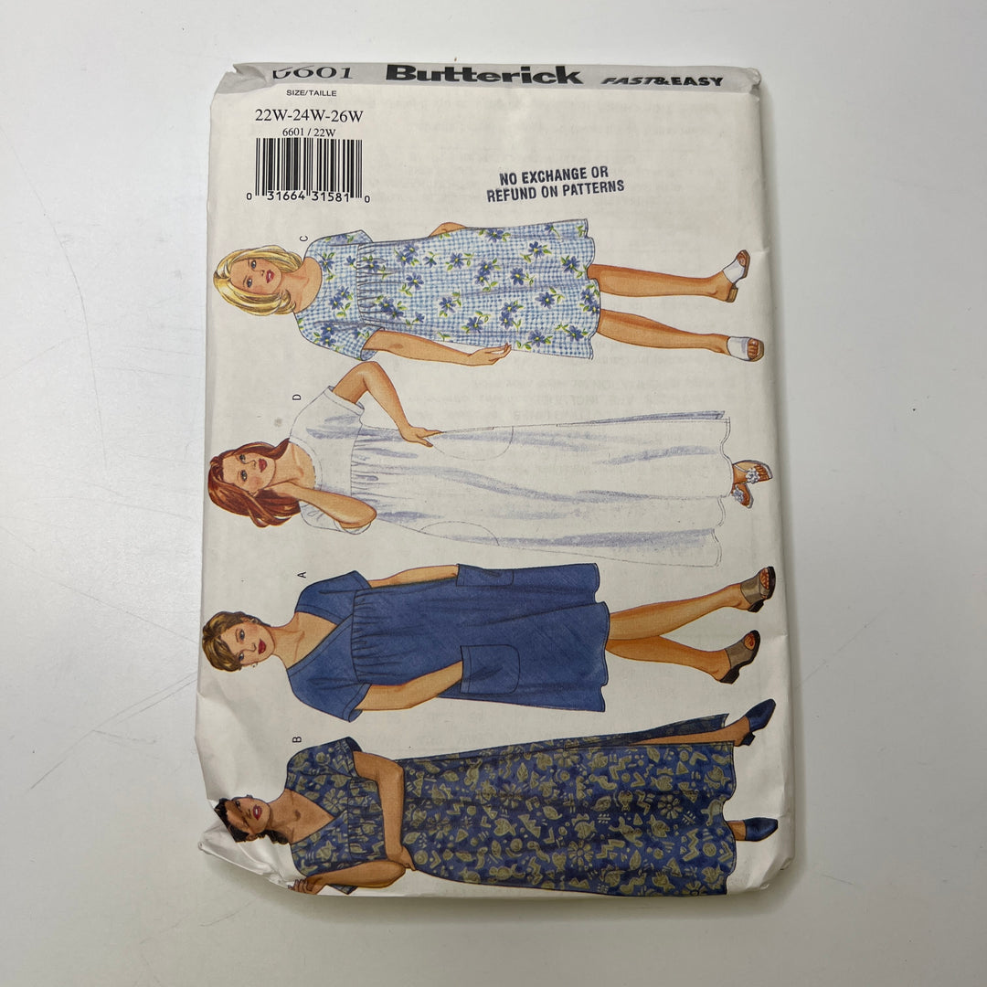 Sewing Pattern - Womenswear - Butterick 6601