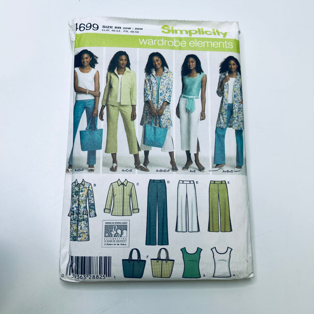 Sewing Pattern - Womenswear - Simplicity 4699