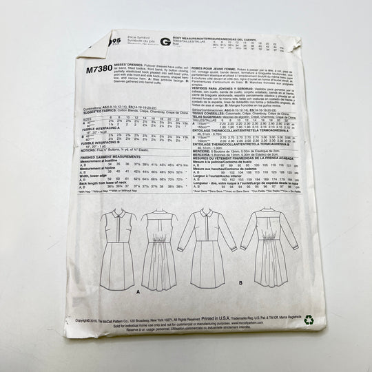 Sewing Pattern - Womenswear - McCall&