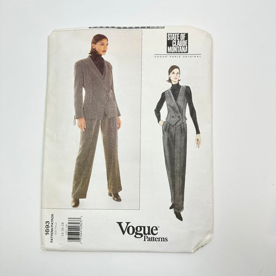 Sewing Pattern - Womenswear - Vogue 1693