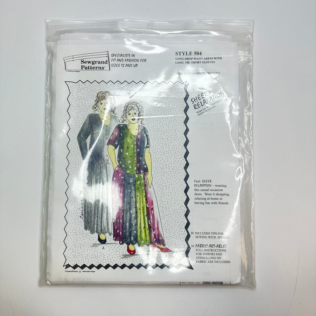 Sewing Pattern - Womenswear - Sewgrand 504