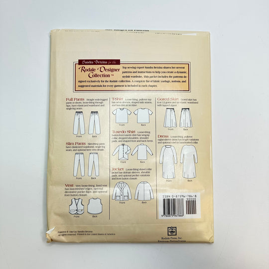 Sewing Pattern - Womenswear - No Time To Sew