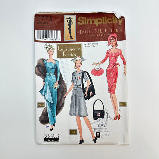 Sewing Pattern - Craft - Simplicity 9773