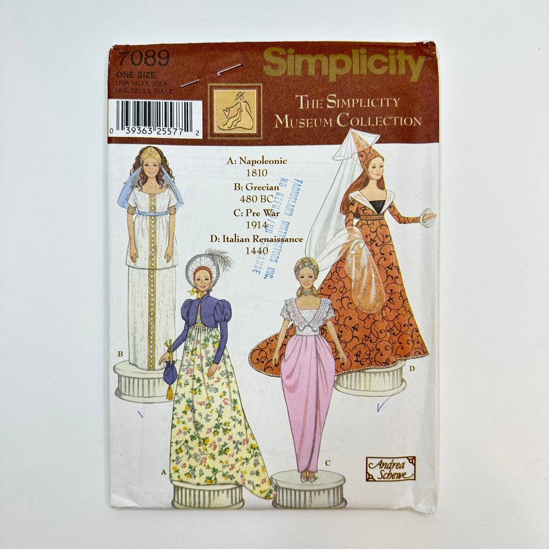 Sewing Pattern - Craft - Simplicity 7089
