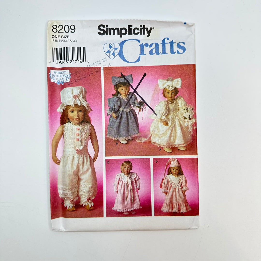 Sewing Pattern - Craft - Simplicity 8209