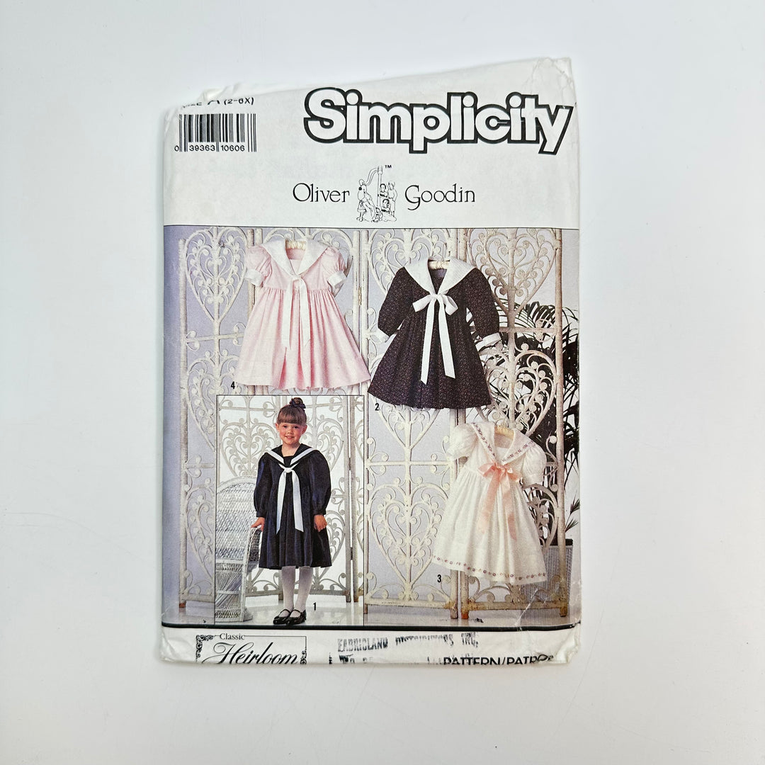 Sewing Pattern - Junior - Simplicity 9940