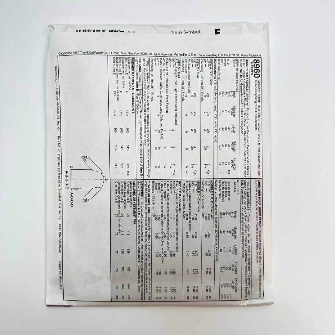 Sewing Pattern - Womenswear - McCall&