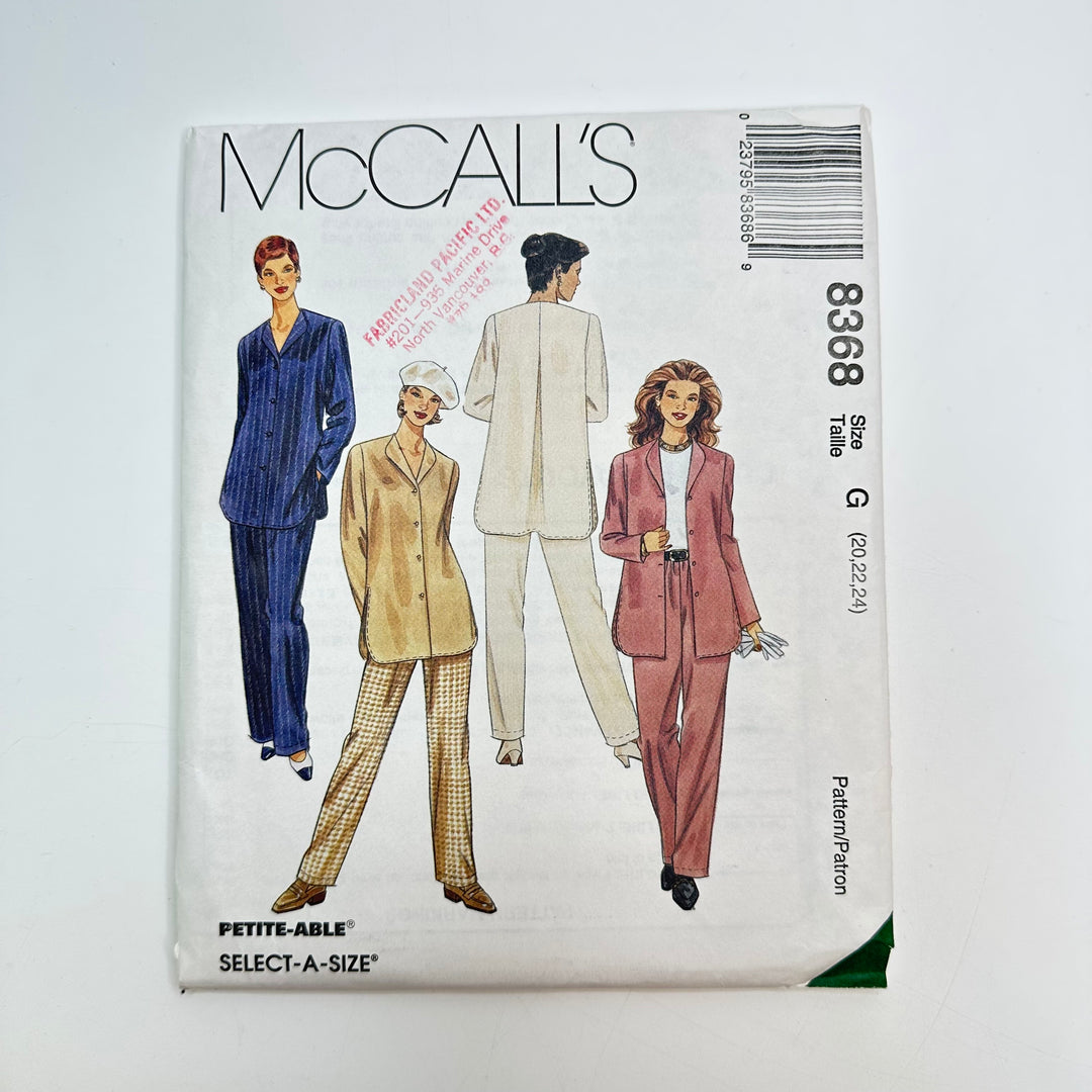 Sewing Pattern - Womenswear - McCall&