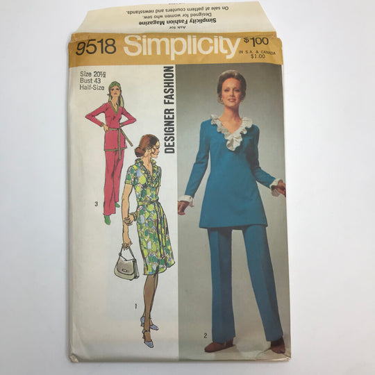 Sewing Pattern - Womenswear - Simplicity 9518