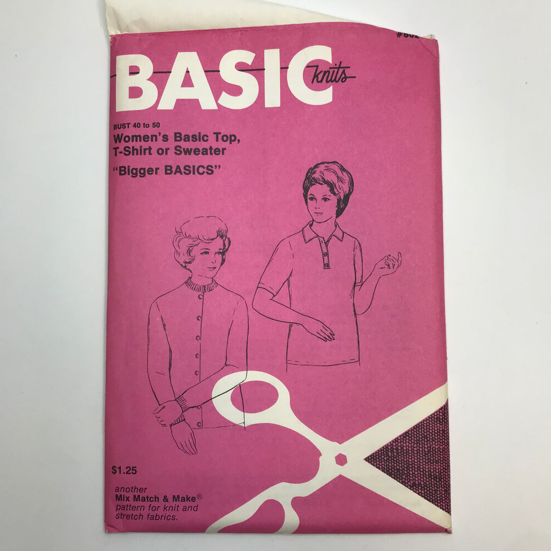 Sewing Pattern - Womenswear - Basic Knits 802